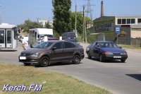 Новости » Общество: В Керчи столкнулись два автомобиля