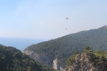 Новости » Общество: В Крыму ликвидировали пожар в районе урочища «Уч-Кош»