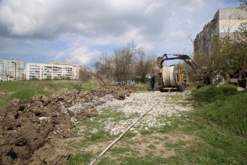 Новости » Общество: КРЭС проводит работы по присоединению микрорайона «Централ-Парк»