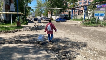 Новости » Общество: Ремонт дороги на Гудованцева отложили до лучших времен