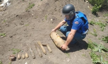 Новости » Общество: В Героевке нашли еще несколько авиабомб