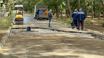 Новости » Общество: Водоканал готовится восстановить асфальт на ул. Черноморской