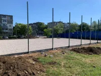 В Керчи приступили к обустройству нового футбольного поля