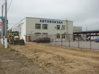 Новости » Общество: Территория автовокзала: работы продолжаются