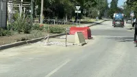 Новости » Общество: На Щорса разрыли дорогу в нескольких местах