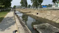В Керчи продолжается очистка речки Мелек-Чесме