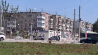 Новости » Криминал и ЧП: Около автовокзала Керчи произошла авария