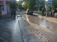 В Керчи новый порыв водовода