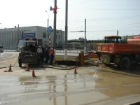 Новости » Общество: Сегодня керченский водоканал весь день боролся с порывами на своих сетях