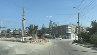 На кольце около автовокзала снова разрыли дорогу