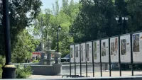 Новости » Общество: Фонтан в сквере Мира в Керчи так не заработал