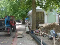 На улице Ленина в Керчи сегодня наблюдаются разрытия