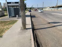 Новости » Общество: На ШГС в районе Нижнего Солнечного в Керчи все готово для ямочного ремонта