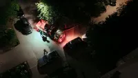 Новости » Общество: Неправильно припаркованный автомобиль в Керчи перекрыл дорогу мусоровозу