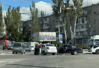 Около автовокзала Керчи произошла авария