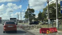 Водоканал Керчи не спешит асфальтировать дорогу на Камыш-Бурунском шоссе