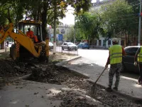 Новости » Общество: Справа от дома №32 по улице Войкова в Керчи на проезде установят шлагбаум