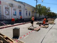 На Козлова в Керчи сделают тротуары с возможностью комфортного проезда для маломобильных граждан