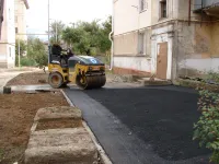 В Керчи быстрыми темпами ведется благоустройство жилого квартала района Фестивальной,6