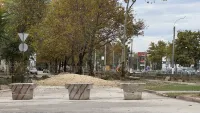 Новости » Общество: Дорога еще перекрыта: на Борзенко так и не появились рабочие