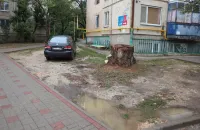 Новости » Общество: В Керчи продолжают штрафовать за парковку на газонах