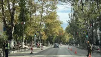 Новости » Общество: На Горького перекрыли две полосы дороги