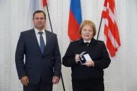 Новости » Общество: Керченским полицейским вручили награды в честь профессионального праздника