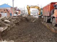 На улице Полевой в Керчи завершили укладку труб магистрального водовода