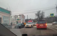 Новости » Криминал и ЧП: Утро в Керчи началось с аварии