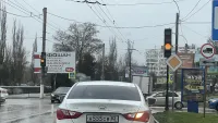 В Керчи не работает светофор на Вокзальном шоссе-Шлагбаумской