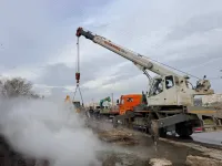 Новости » Общество: В Керчи завершили аварийные работы на теплотрассе в районе Ворошилова, 9 А