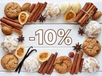 Бизнес новости: Каждую пятницу скидка -10% на весовые печенье, десерты, пирожные