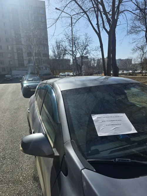 После парковки придется чистить лобовое...