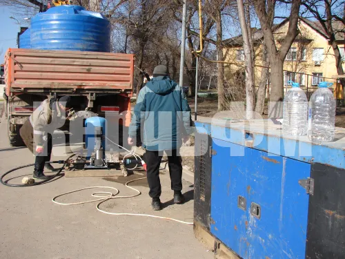 В Керчи проводят гидроопрессовку нового водовода