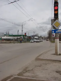 Новости » Общество: В Керчи на перекрестке Шлагбаумской-Вокзальное шоссе светофоры "заигрывают" с водителями