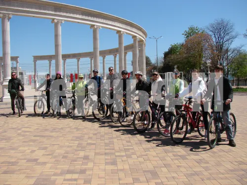 Сегодня в Керчи состоялся очередной велопробег