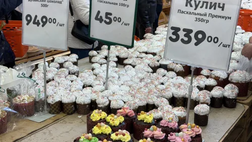 В Керчи начали продавать пасхальные куличи