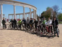 Новости » Общество: Сегодня в Керчи состоялся очередной велопробег