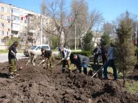 Транспортное Горьковское кольцо в Керчи скоро украсит красивая клумба
