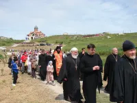 Под Керчью сегодня отметили праздник Георгия Победоносца