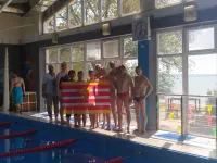 Новости » Спорт: В Керчи прошли соревнования по плаванию среди ветеранов движения "Мастерс"