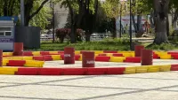 На площади Ленина в Керчи снова появился "танкодром"