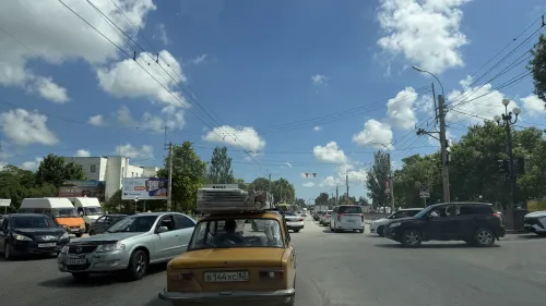 В Керчи на самом сложном перекрестке не работает светофор