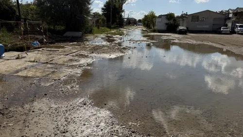 В Керчи произошло сразу несколько порывов водовода