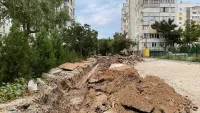 На шоссе Героев Сталинграда в Керчи - новые "раскопки"