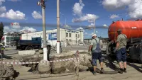 Водоканалу все никак не удается завершить ремонт на кольце у автовокзала Керчи