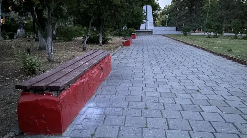 Ухоженный сквер Лётчиков