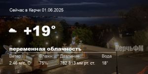Новости: Погода в Керчи 01 июня