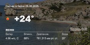 Погода в Керчи 09 июня