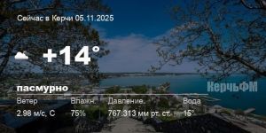 Новости: Погода в Керчи 05 ноября